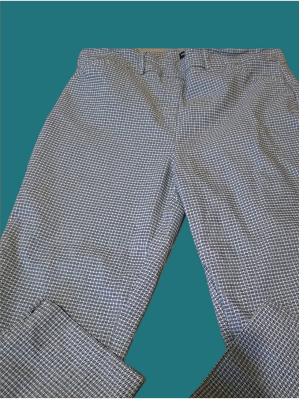4/$25 Deal! Hilary Radley Gray Plaid Capris